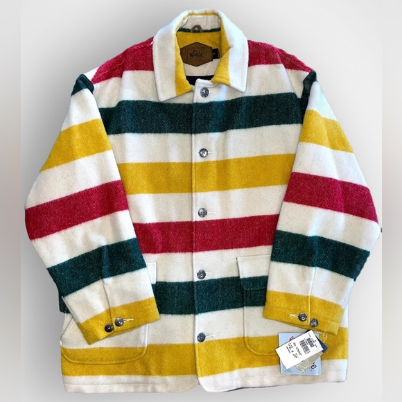 Woolrich Jackets & Coats Vintage Woolrich Wool Striped Hudson Bay